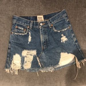 Vintage Levi’s Mini Skirt